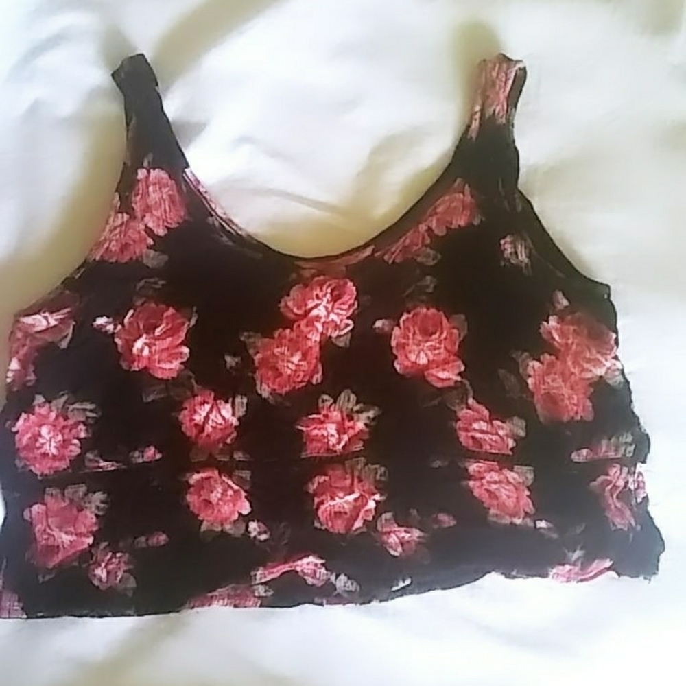 Floral crop top